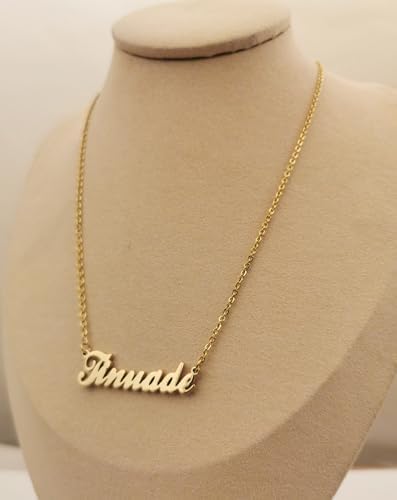 Custom Name Necklace + Free Matching Bracelet